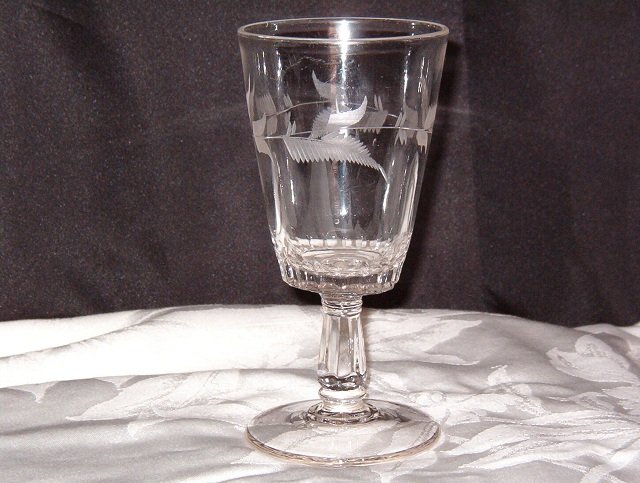 EAPG Adams Glass Co Goblet