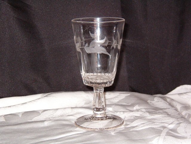 EAPG Adams Glass Co Goblet