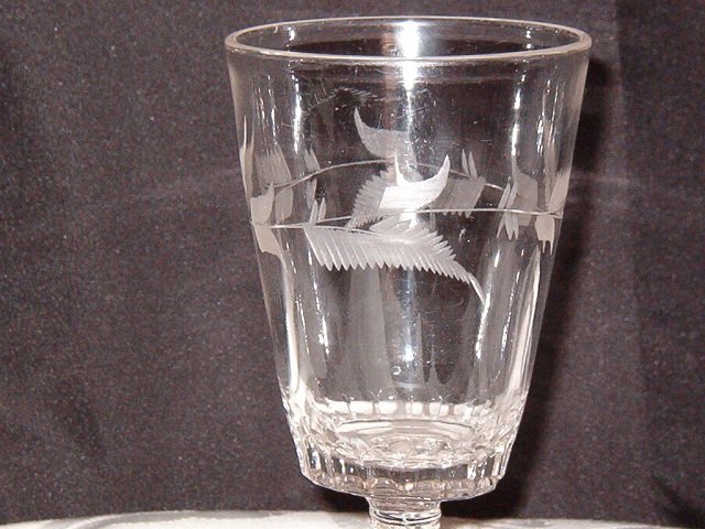 EAPG Adams Glass Co Goblet