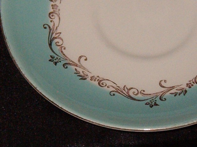 Lifetime China Gold Crown Saucer