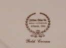 Lifetime China Gold Crown Salad Plate