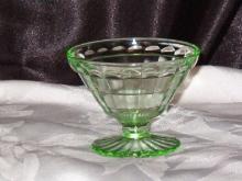 Anchor Hocking Block Optic Green Sherbet