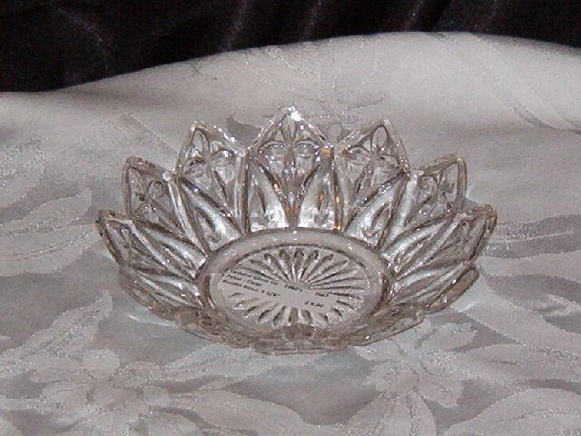 Federal Glass Petal Bowl
