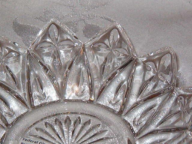 Federal Glass Petal Bowl