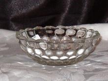 Anchor Hocking Bubble Clear Dessert Bowl