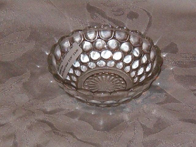 Anchor Hocking Bubble Clear Dessert Bowl