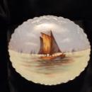 B & H Limoges Sail Boat Plate