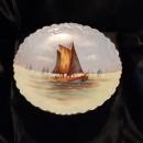 B & H Limoges Sail Boat Plate