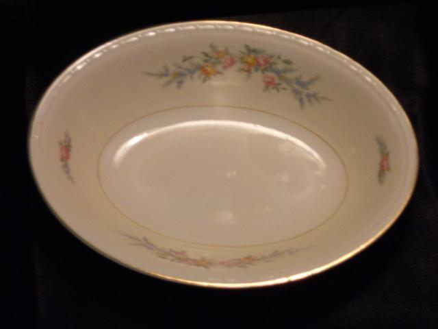 Homer Laughlin Cashmere Oval Bowl