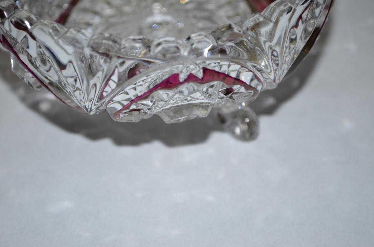 Echt Bleikristall Crystal Footed Dish