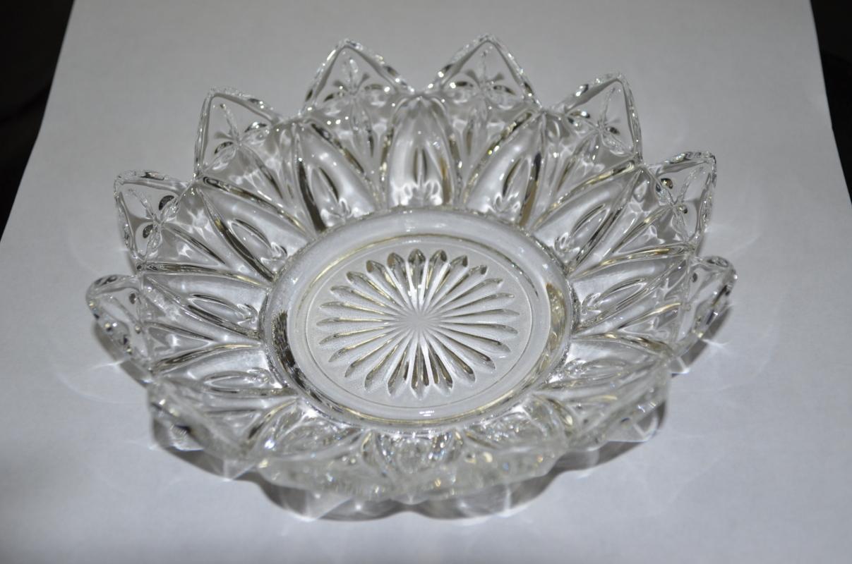 Federal Glass Petal Bowl
