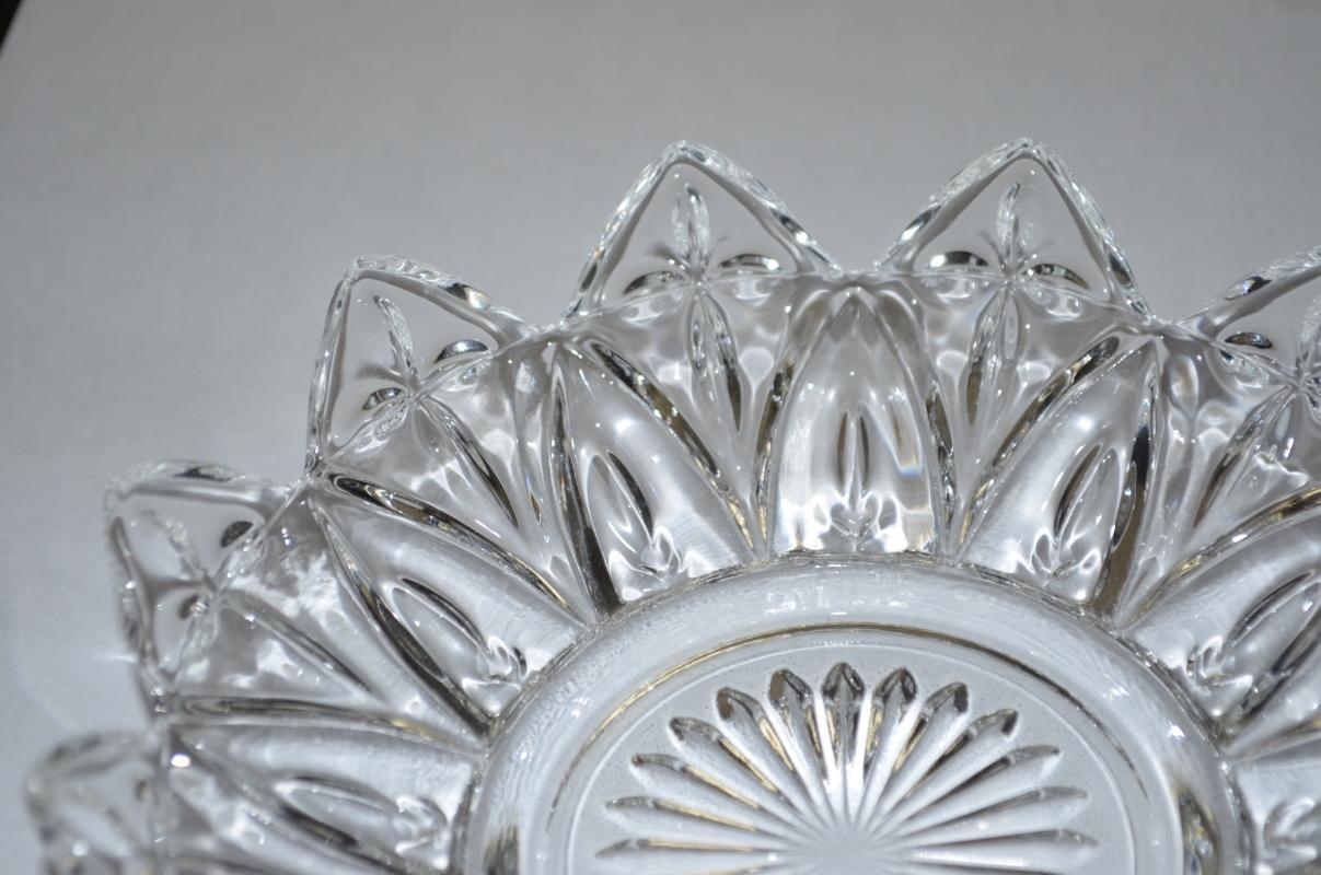 Federal Glass Petal Bowl