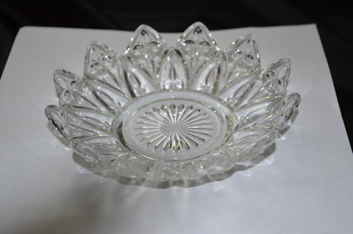 Federal Glass Petal Bowl