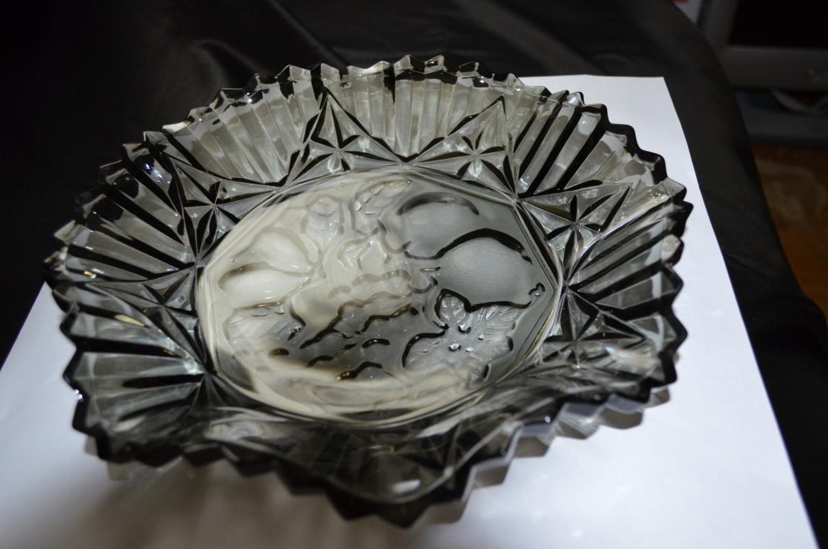 Federal Glass Pioneer Crimped Bowl