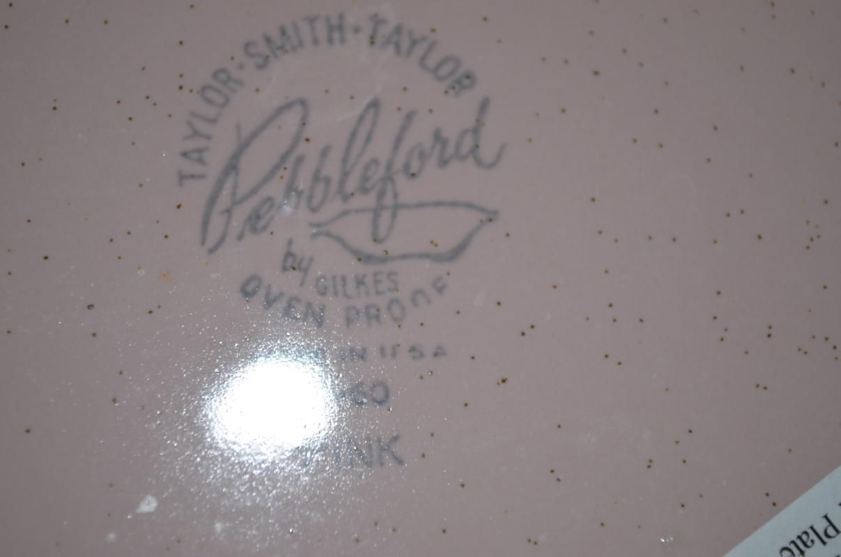 Taylor Smith Taylor Pebbleford Pink Dinner Plate