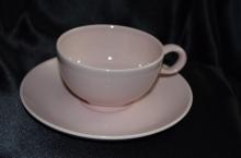 Taylor Smith Taylor Pebbleford Pink Cup & Saucer