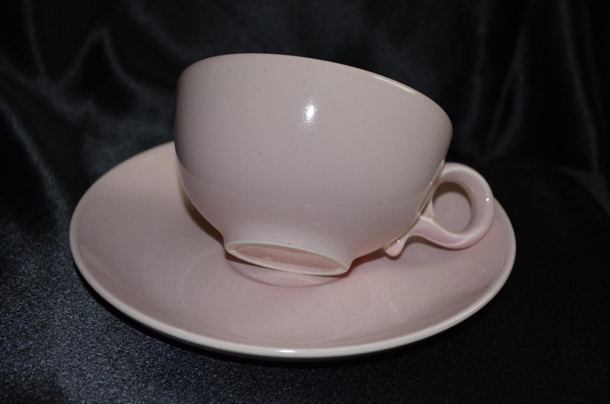 Taylor Smith Taylor Pebbleford Pink Cup & Saucer