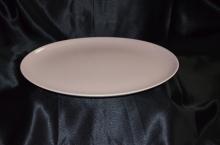 Taylor Smith Taylor Pebbleford Pink Oval Platter
