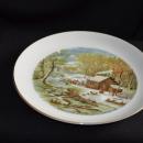 Currier & Ives Home in the Wilderness Plate