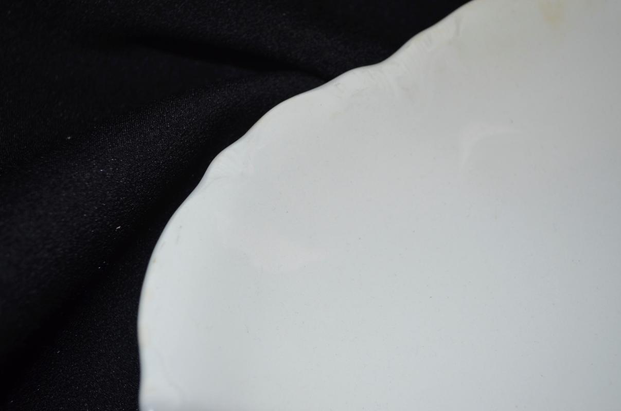 Vintage White Oval Platter