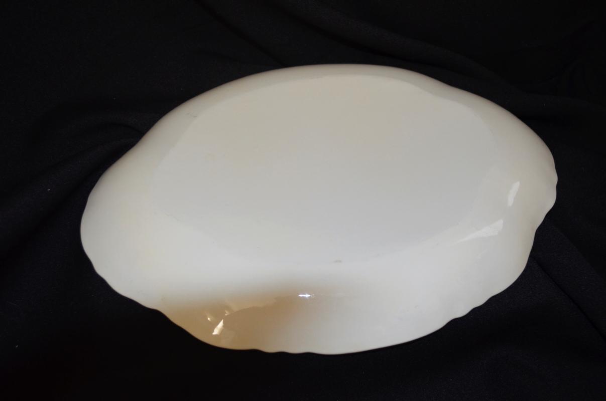 Vintage White Oval Platter