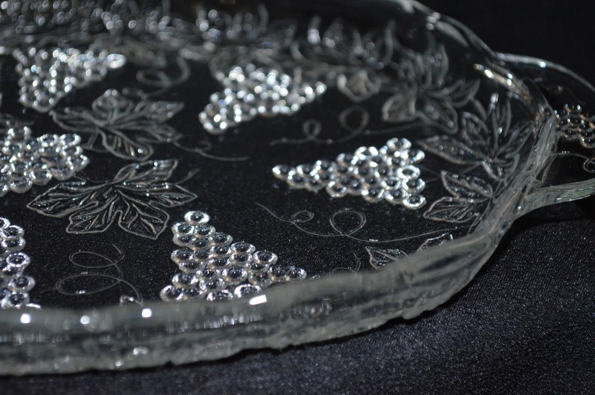 Anchor Hocking Vintage Clear Snack Set