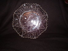 Federal Glass Pioneer Crimped Round Bowl