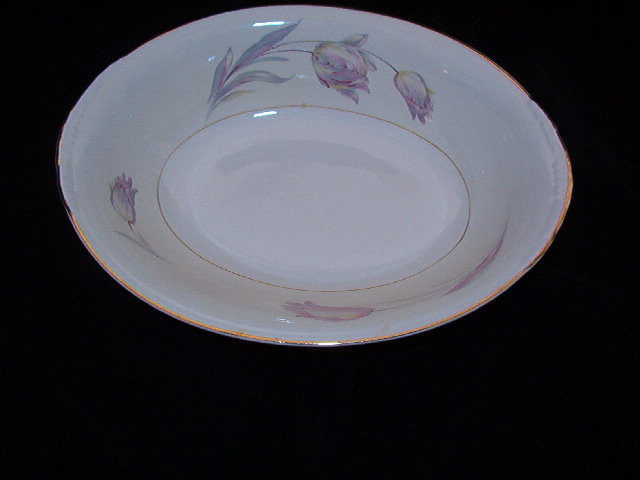 Homer Laughlin Tulip Eggshell Nautilus Oval Vegetable Bowl