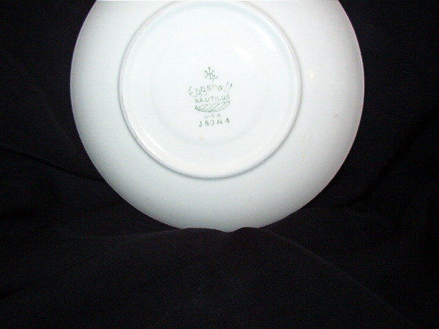 Homer Laughlin Tulip Eggshell Nautilus Saucer
