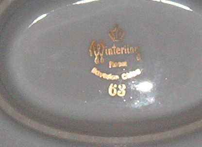 Winterling Bavaria Wig163 Gravy Boat