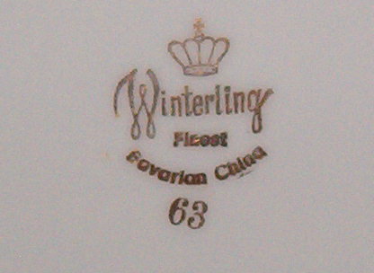 Winterling Bavaria Wig163 Covered Vegetable no/Lid