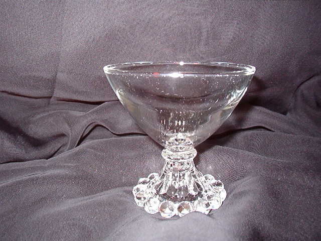 Anchor Hocking Boopie Clear Tall Champagne/Sherbet