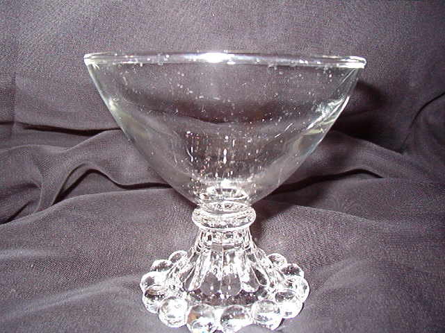 Anchor Hocking Boopie Clear Tall Champagne/Sherbet