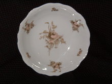 Johann Haviland Sepia Rose Soup Bowl