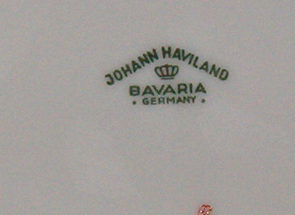 Johann Haviland Sepia Rose Soup Bowl