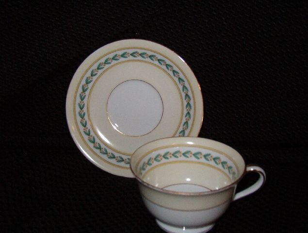 Noritake China Malibu Cup & Saucer (Footed)