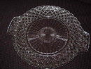 Anchor Hocking Waterford Clear Handled Cake Plate