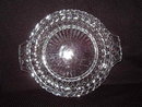 Anchor Hocking Waterford Clear Handled Cake Plate