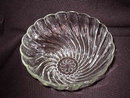 Hazel Atlas Colonial Swirl Shell Clear Punch Bowl