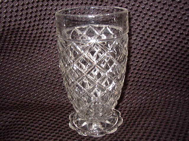 Anchor Hocking Waterford Footed Tumbler