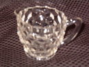 Jeannette Glass Cube Creamer