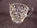 Jeannette Glass Cube Creamer