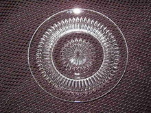Jeannette Glass Anniversary Clear Bread & Butter Plate