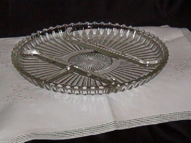 Libbey Rock Sharpe #5331 Relish Tray