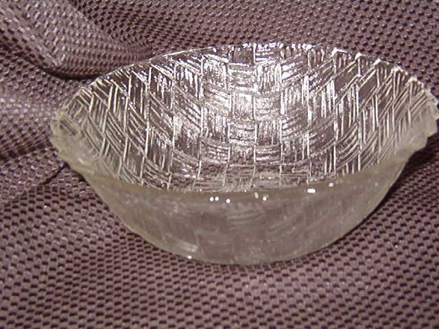 Indiana Glass Weavetex Clear Bowl