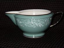 Royal Jackson Rose Point Turquoise Creamer