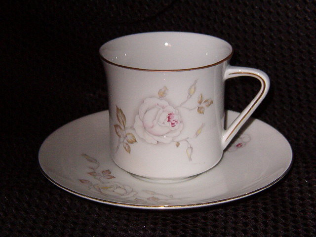 Johann Haviland Dawn Rose Cup & Saucer