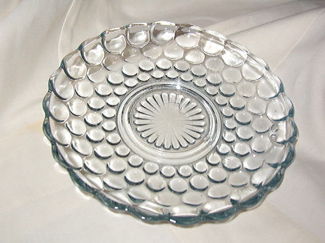 Anchor Hocking Bubble Blue Saucer