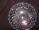 Anchor Hocking Bubble Blue Saucer