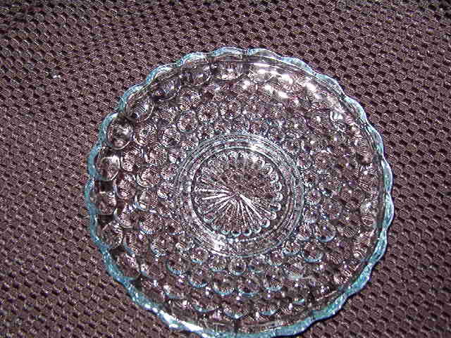 Anchor Hocking Bubble Blue Saucer